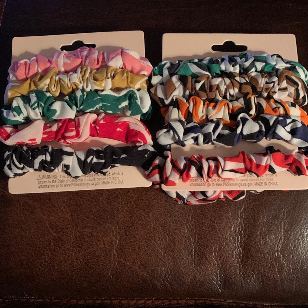 Colorful Scrunchie Set of 10 - Picture 1 of 1